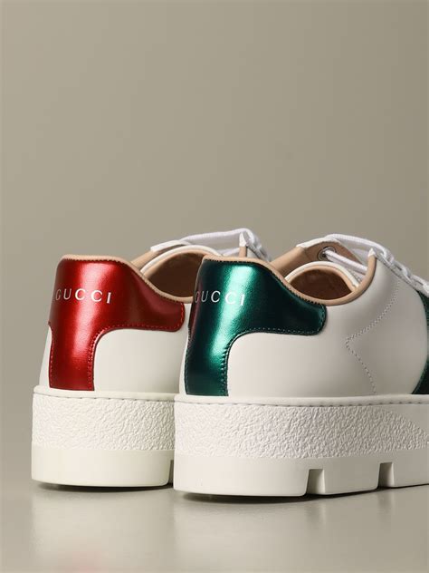 gucci white colour shoes|white Gucci shoes for women.